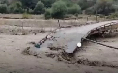 Tovuzda sel körpünü dağıtdı -