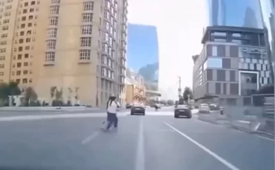 Bakının mərkəzində ölümə addımlayan piyadalar