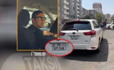 Taksi sürücüsündən ŞOK HƏRƏKƏT -
