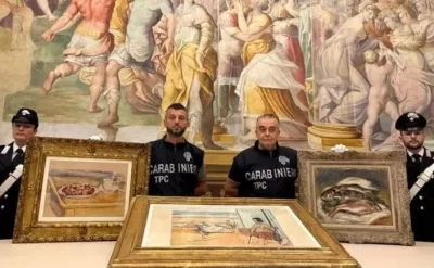 Üç dəqiqədə oğurlanmış 9 milyon avroluq rəsm əsərləri