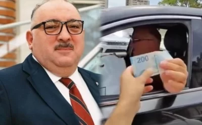 Kuryerə verdiyi 200 manat gündəm oldu - VİDEO