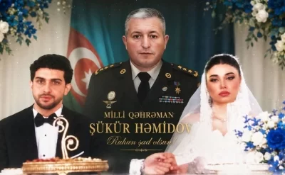 Bu gün Milli Qəhrəman Şükür Həmidovun qızının toyudur