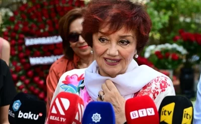 Bir çox mahnı onunla görüşümüzə həsr olunub - Müslüm Maqomayevin həyat yoldaşı