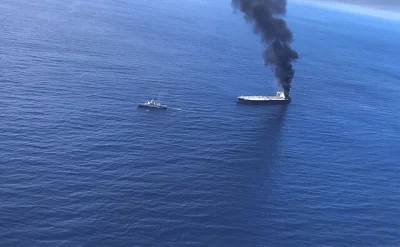 Türkiyə gəmisi vuruldu - Bir nəfər itkin düşüb