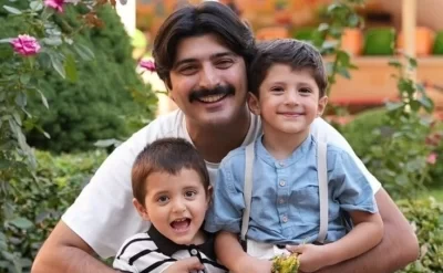 Muraddan oğulları ilə bağlı paylaşım -