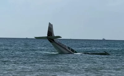 Qadın pilot nasaz təyyarəni suya endirməyi bacardı -