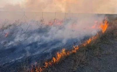 Ağdamda yanğın başladı