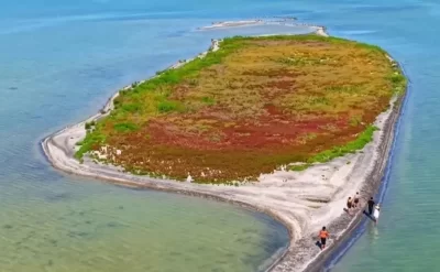 Xəzər dənizində yeni ada yarandı –