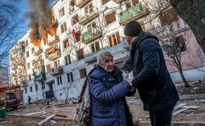 Rusiya Xarkov vilayətində dinc sakinlərə zərbə endirdi – Ölənlər var