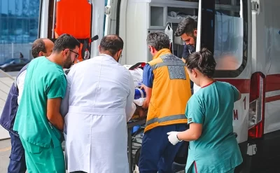 43 yaşlı kişi təcili yardım mərkəzinin həyətində öldü