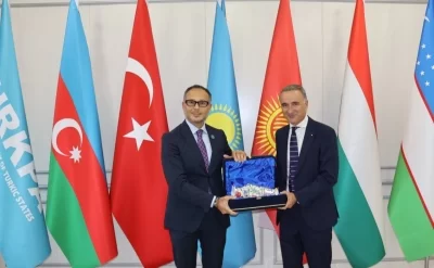 TÜRKPA Baş katibi ATƏT PA-nın Prezidentini qəbul etdi - FOTO