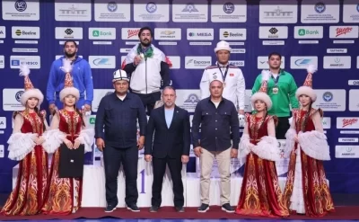 Güləşçimiz Dünya Köçəri Oyunlarında gümüş medal qazandı
