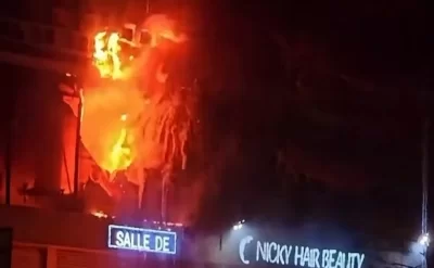 Konqoda toy mərasimində baş verən yanğın nəticəsində azı