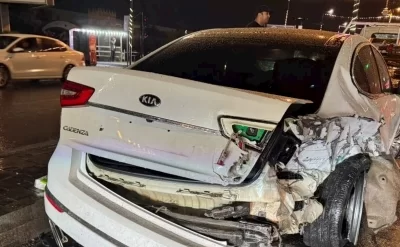 Sumqayıtda dörd avtomobil toqquşub,