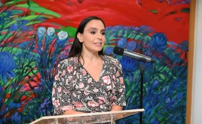 Leyla Əliyeva Madriddə ispanca çıxış etdi