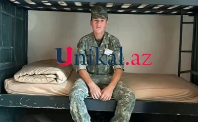 Bakı Hərbi Kollecinin kursantı