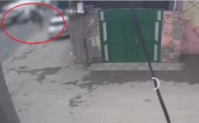 Balaxanıda piyadalar üçün TƏHLÜKƏ SAÇAN yol -