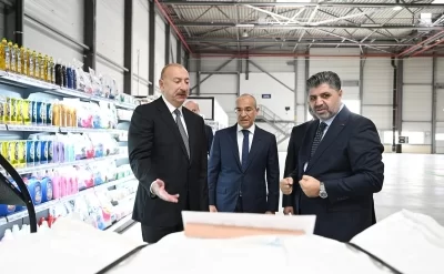 İlham Əliyev Qaradağda... -