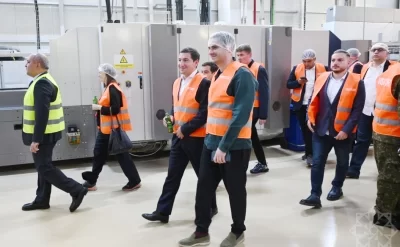 Diplomatlar Kəlbəcərdə “İstisu” mineral su zavodunda –