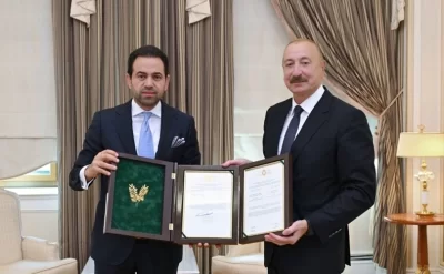 Həmin sertifikatı Prezidentə təqdim etdi -