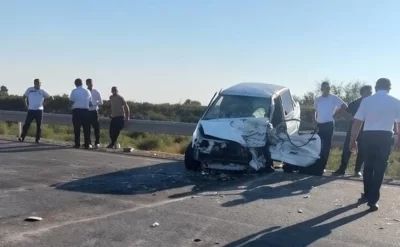 Bərdədə ağır qəza: Ölən və xəsarət alanlar var - Foto
