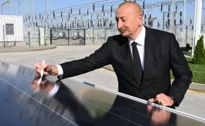 Prezident "Qobustan" Günəş Elektrik Stansiyasının
