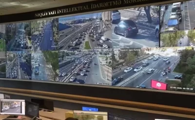 Polis hərəkətin intensiv olduğu ərazilərdə gücləndirilmiş rejimdə xidmət edir