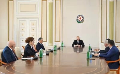 Prezident bu ölkələrin təhlükəsizlik üzrə rəhbər şəxslərini qəbul etdi -