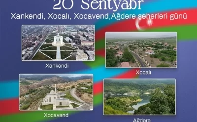 Bu gün Xankəndi, Xocalı, Xocavənd və Ağdərə şəhərləri