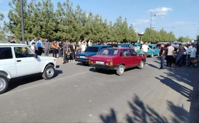 Cəlilabadda 3 avtomobil toqquşdu - 3 yaralı var - FOTO