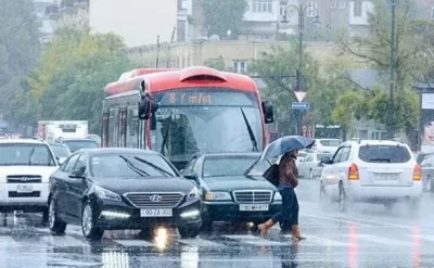 Bakıda yağış yağacaq -