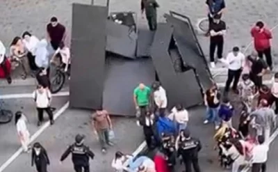 Bakıda faciə: monitor qadının üstünə aşdı –