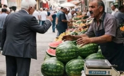 Bakıda deputatla qarpızsatan arasında İNSİDENT -
