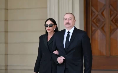 Prezident və xanımı Formula 1 Azərbaycan Qran-Prisinin əsas yarışına baxırlar