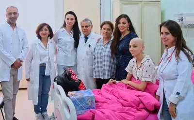 Leyla Əliyeva Milli Onkologiya Mərkəzində -