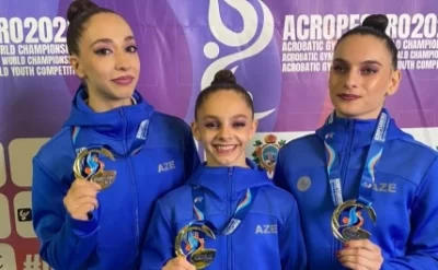Azərbaycanın qadın gimnastları dünya çempionu oldular -