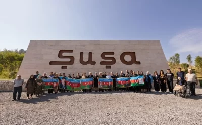 “AzerGold” şəhid ailələrinin Şuşaya səfərini təşkil etdi - FOTO