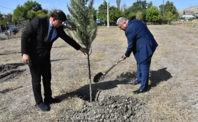 Ağsuda Anım Günündə ağacəkmə aksiyası keçirildi - FOTO