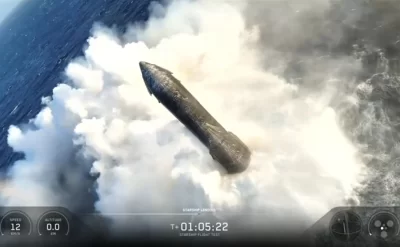 SpaceX-in nəhəng kosmik gəmisi sınaq uçuşundan sonra