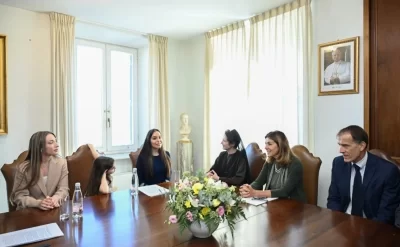 Leyla Əliyeva Raffaella Petrini ilə görüşdü