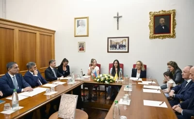 Leyla Əliyeva Raffaella Culiani ilə görüşdü