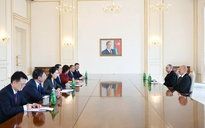 İlham Əliyev Çin baş prokurorunu qəbul etdi –
