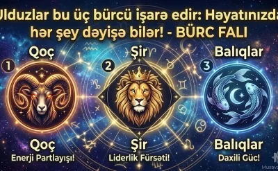 Ulduzlar bu üç bürcü işarə edir: