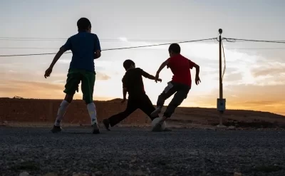 Bakıda yeniyetmə futbol oynadığı yerdə