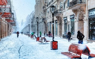 Bakıda güclü qar, şaxta… –