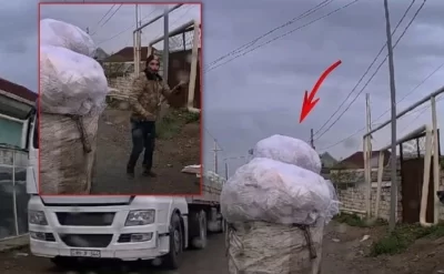 Arabasıyla yolu bağlayıb, sürücüləri dəmirlə hədələyən şəxs