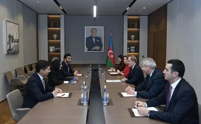 Ceyhun Bayramov BMT Turizmin Baş katibi ilə görüşdü