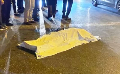 76 yaşlı kişini maşınla