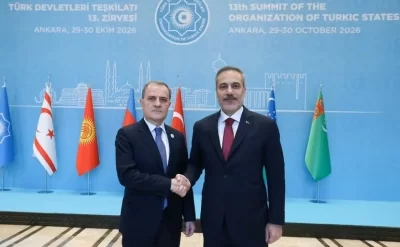 Ceyhun Bayramov Ankarada Hakan Fidanla
