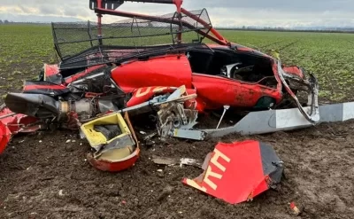 İki helikopter havada toqquşdu -